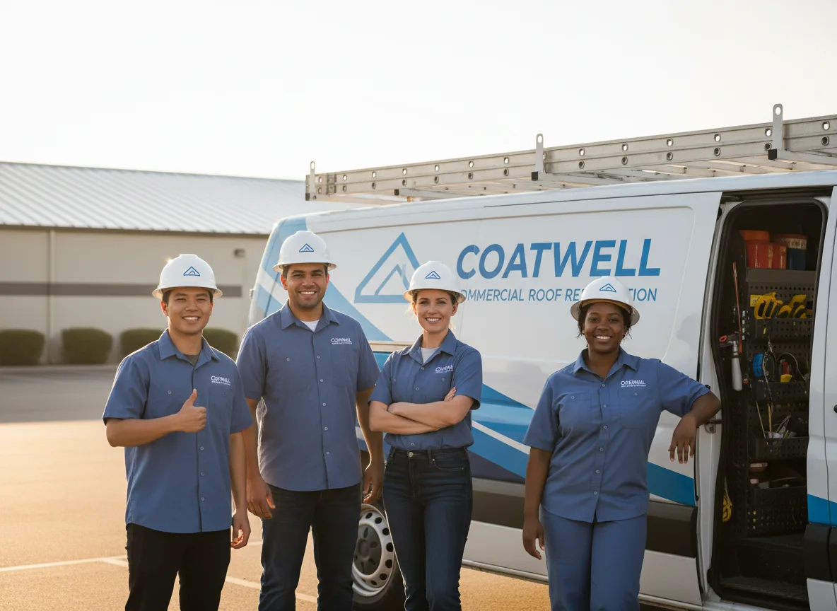 Commercial roof coating company in Mcclelland, IA